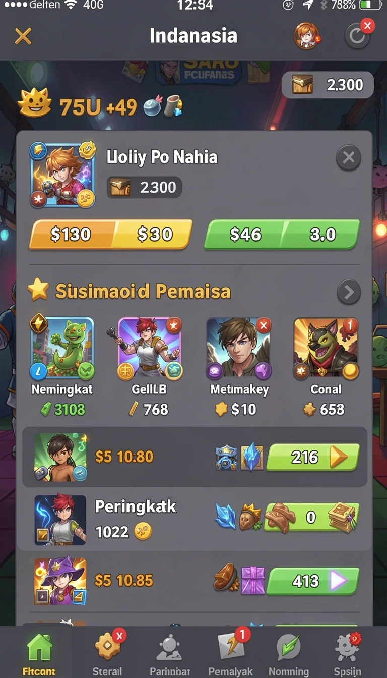 Beragam pilihan permainan menarik dalam aplikasi 8055 App APK Terbaru.